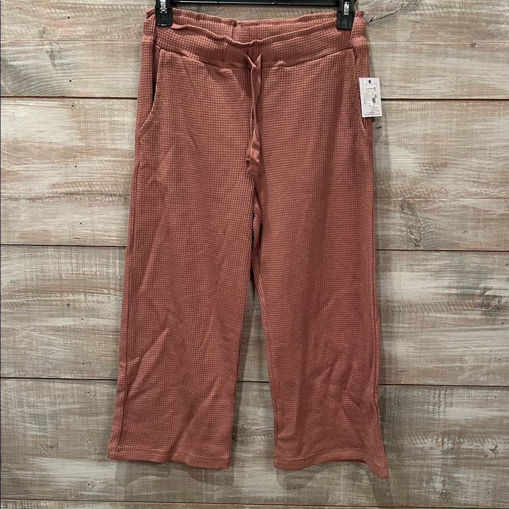 NWT O'Neill Women's Wide Leg Pants in Dusty Rose size M